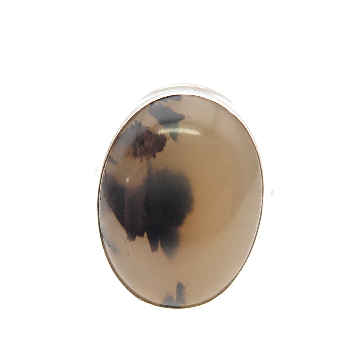 Old Pawn 925 Sterling Silver Vintage Southwestern Agate Tribal Ring Size 6