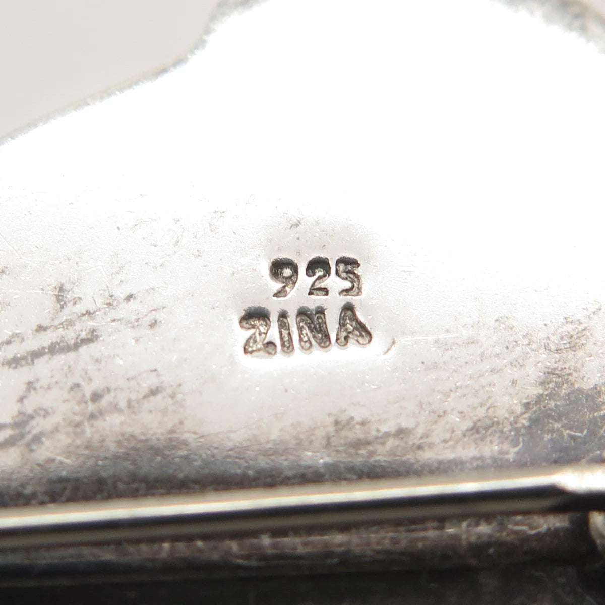925 Sterling Silver Vintage Zina Cat / Kitty Pin Brooch
