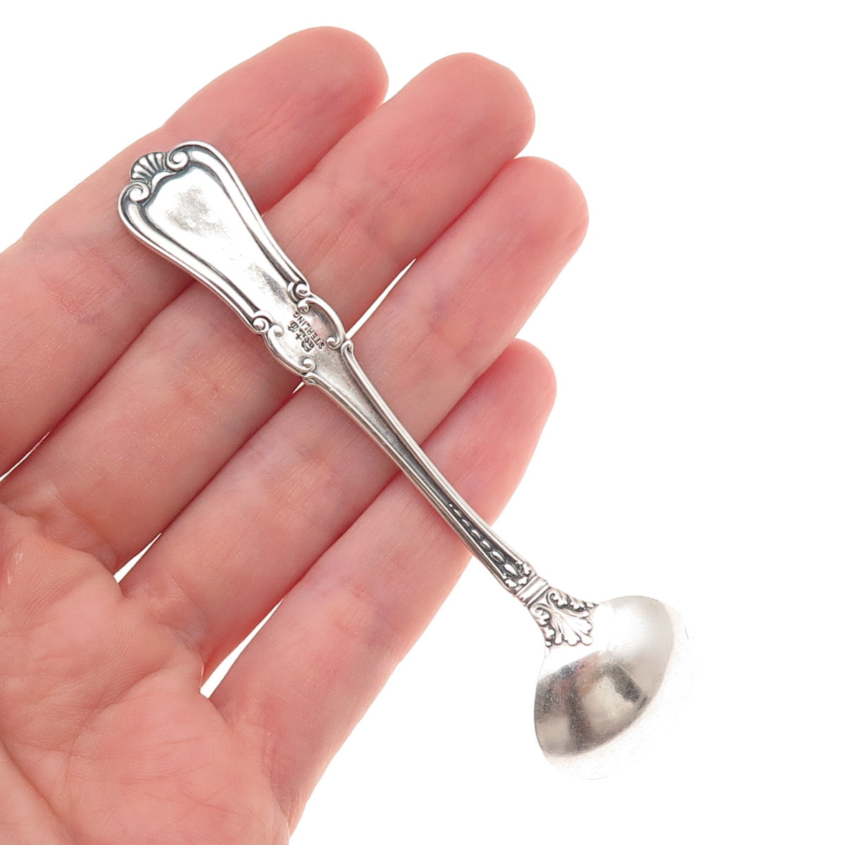Gorham 925 Sterling Silver Antique 1893 Kensington Salt & Spices Spoon