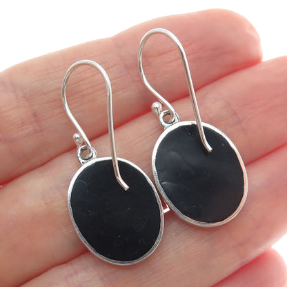 925 Sterling Silver Real Abalone Shell Tree of Life Dangle Earrings