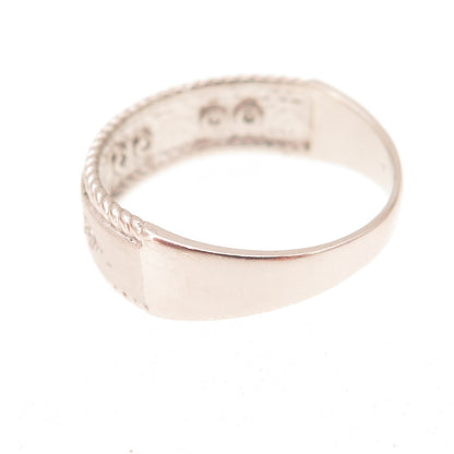 925 Sterling Silver Round-Cut C Z Ring Size 10