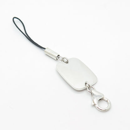 925 Sterling Silver Vintage Fob Key Holder