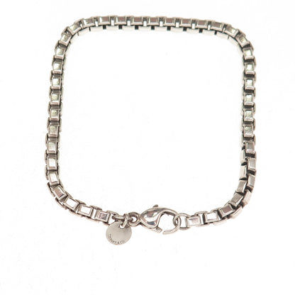 Tiffany & Co. 925 Sterling Silver Vintage Venetian Link Bracelet 7.25"