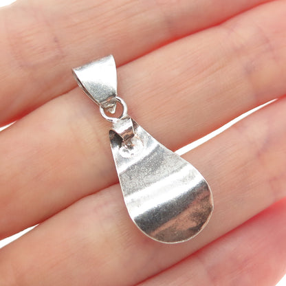 JG JACK GUTSCHNEIDER Sterling Silver Vintage Real Moonstone Modernist Pendant