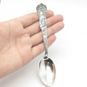 925 Sterling Silver Antique Watson States & Cities "Illinois" Demitasse Spoon