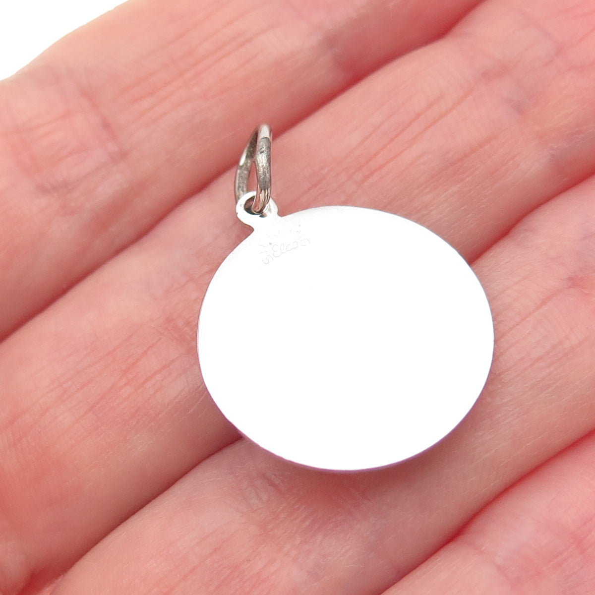 ELCO 925 Sterling Silver Vintage Rhinestone To My Bridesmaid Charm Pendant