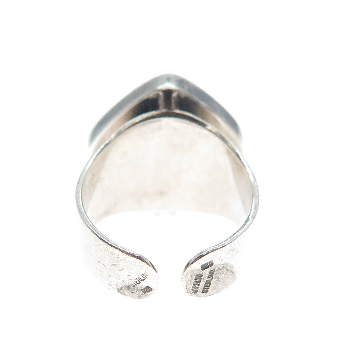 JOACHIM S’PALIU 925 Sterling Vintage Spain Modernist Adjustable Ring Size 5.75