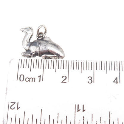 Georg Jensen 925S Sterling Silver Vintage Denmark Camel Oxidized Charm Pendant