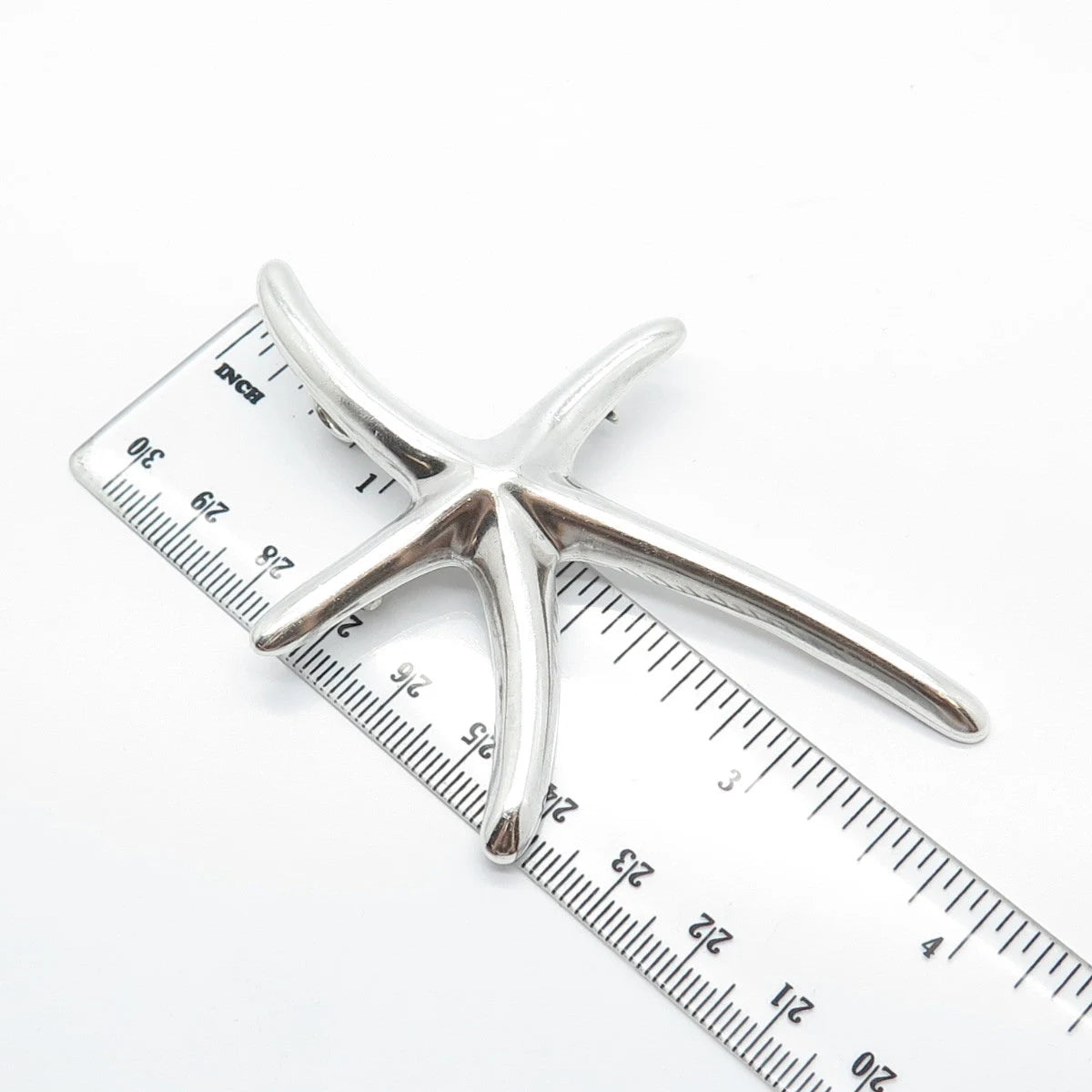 925 Sterling Silver Vintage Mexico Starfish Pin Brooch