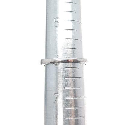 925 Sterling Silver Real Blue Topaz & Round-Cut C Z Bypass Ring Size 6