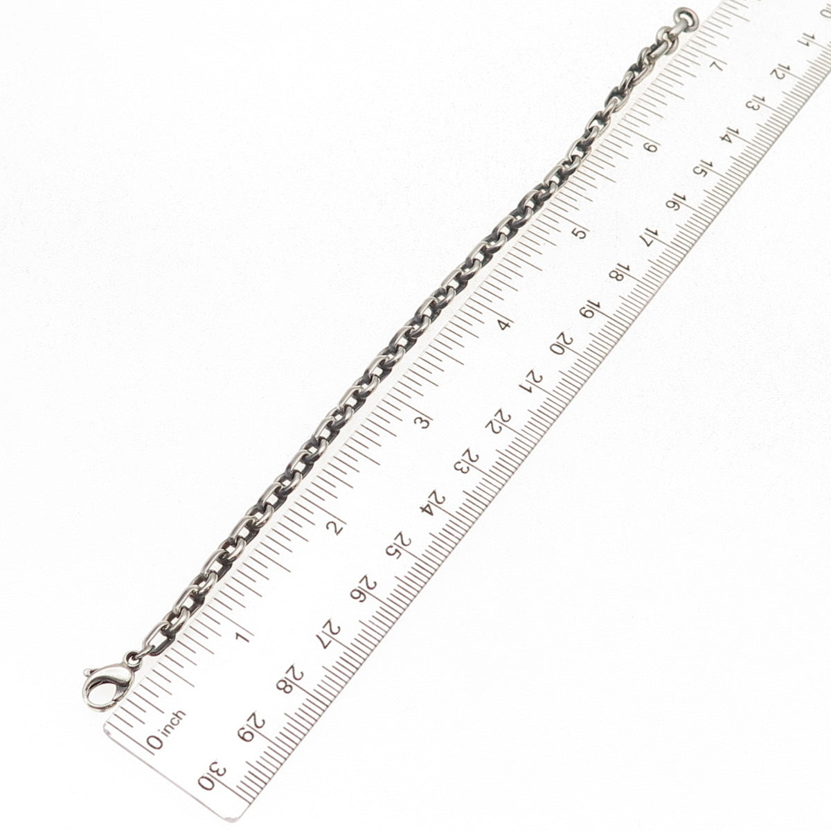 Tiffany & Co. 925 Sterling Silver Vintage Donut Chain Bracelet 7"