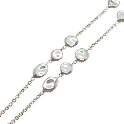IPPOLITA 925 Sterling Silver Modernist Necklace 24" (missing part of pendant)
