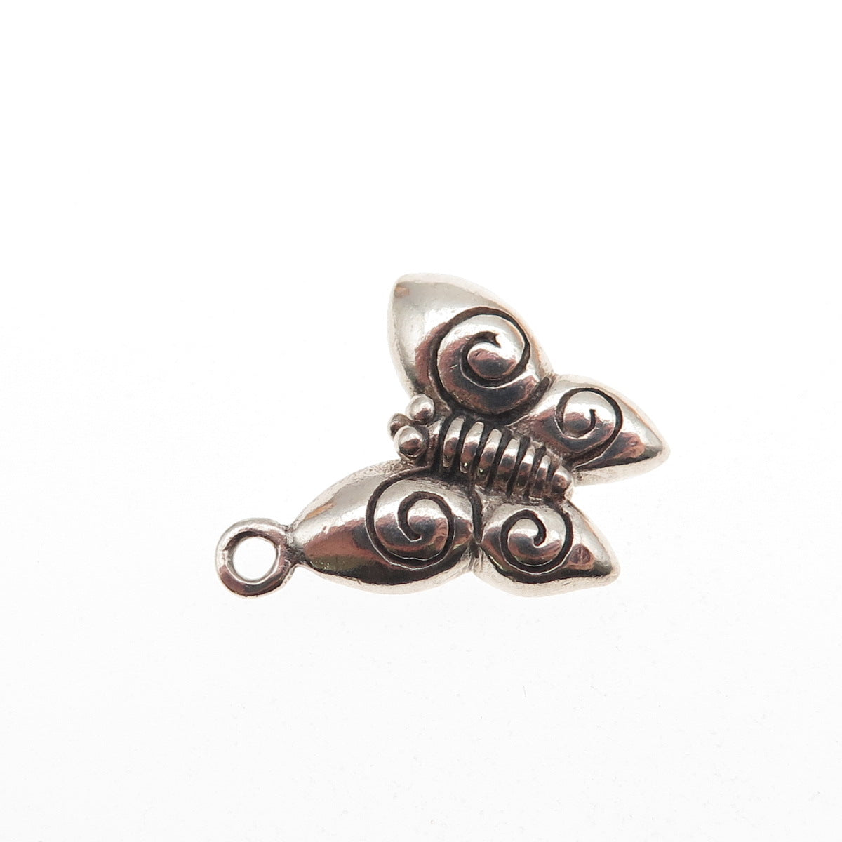 925 Sterling Silver Vintage Butterfly Mini Charm Pendant