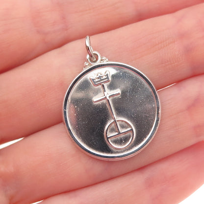 Hayward 925 Sterling Silver Vintage United Church of Christ Charm Pendant