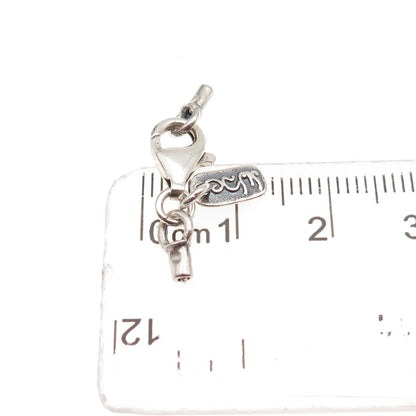 Didae 925 Sterling Silver Vintage Israel Lobster Lock Bracelet / Necklace Ends