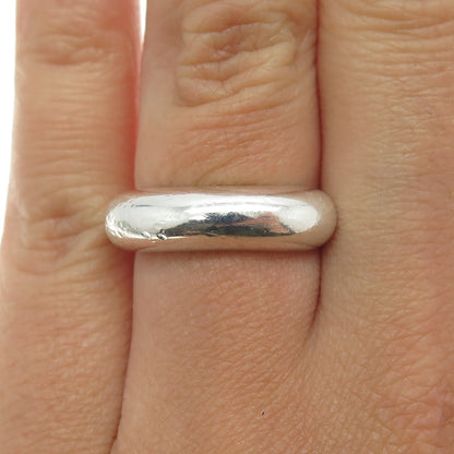 MEJURI 925 Sterling Silver 2-Tone Modernist Ring Size 6.25