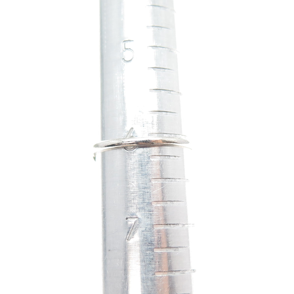 925 Sterling Silver Vintage Heart Love Knot Ring Size 6