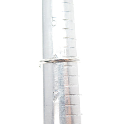 925 Sterling Silver Vintage Heart Love Knot Ring Size 6