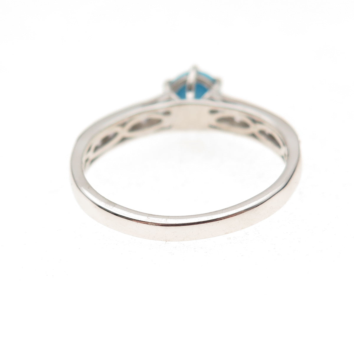 Chuck Clemency 925 Sterling Silver Real Turquoise & Tanzanite Ring Size 9