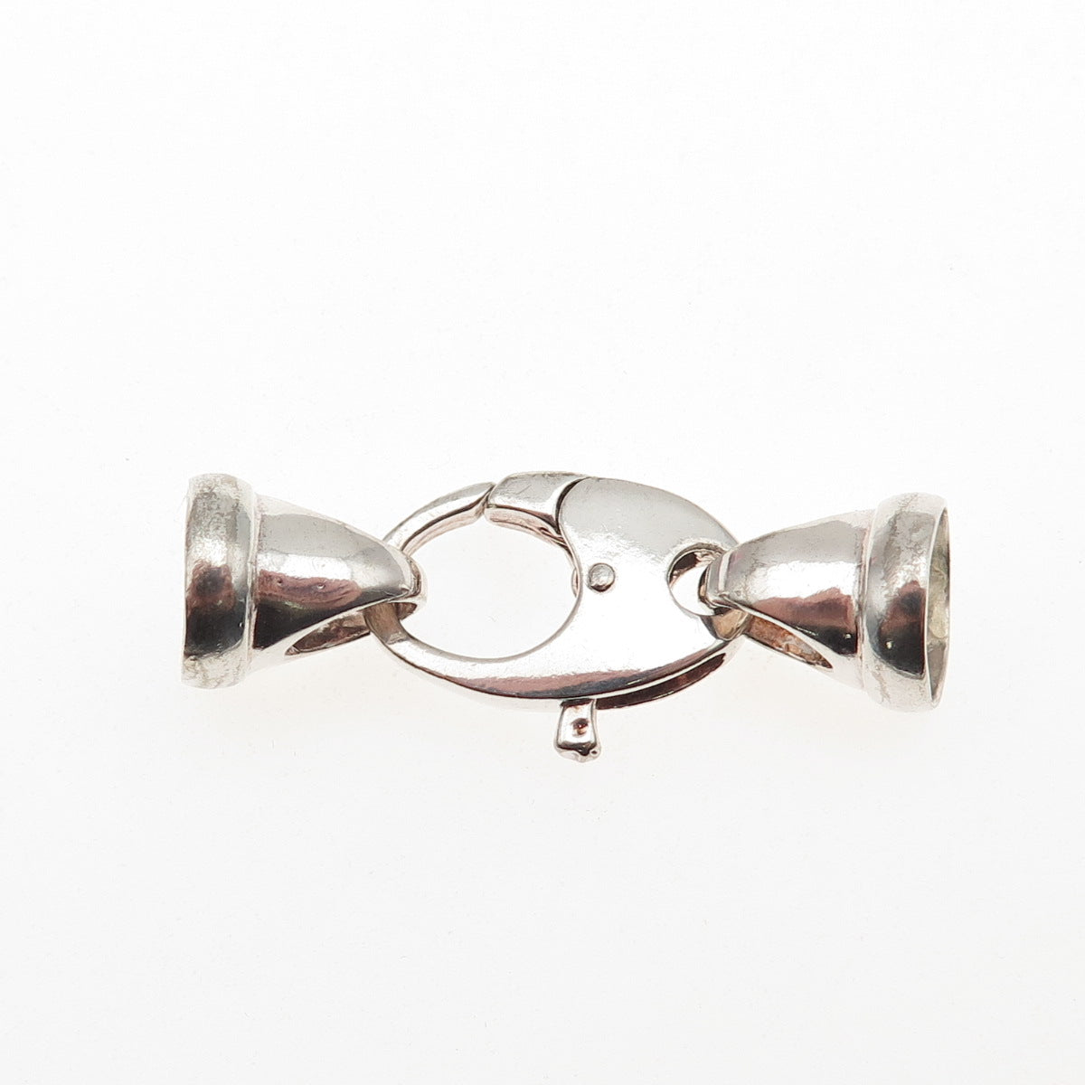 925 Sterling Silver Italy Bracelet / Necklace Lobster Lock Clasp Necklace Ends