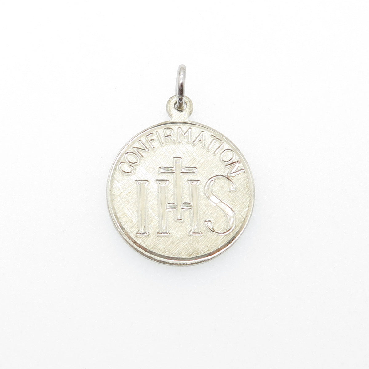 CREED 925 Sterling Silver 2-Tone Vintage Confirmation Minimalist Charm Pendant