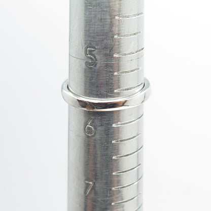 925 Sterling Silver Round-Cut C Z Ring Size 5.75