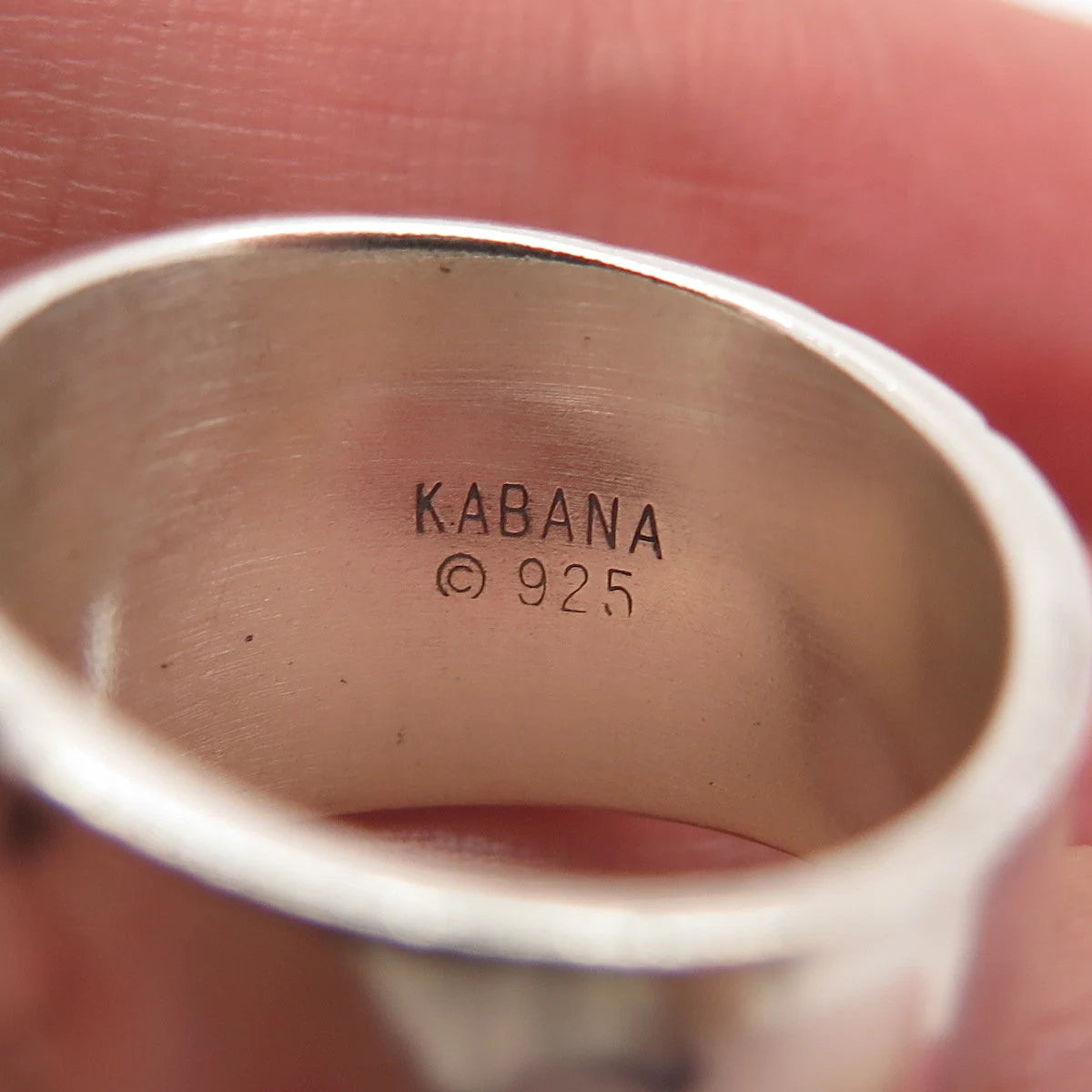 925 Sterling Silver Vintage Kabana Greek Maze Ring Size 6.25