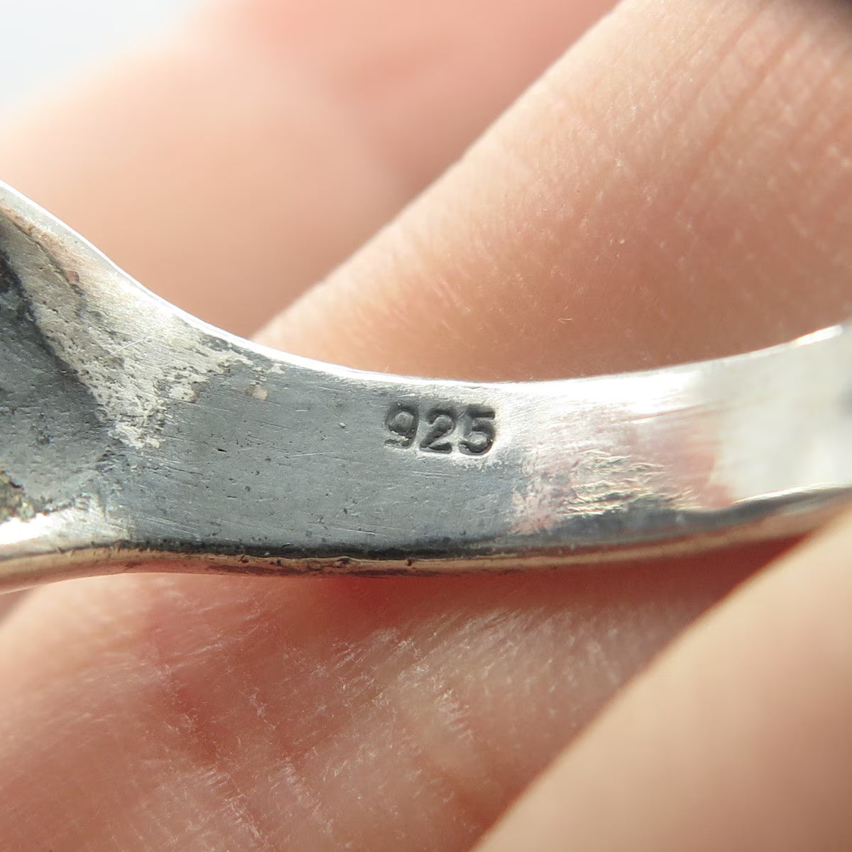 925 Sterling Silver Vintage Celtic Ring Size 11.75