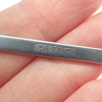 DAVID ANDERSEN 830S Silver Antique Norway Oslo States & Cities Coffee Spoon