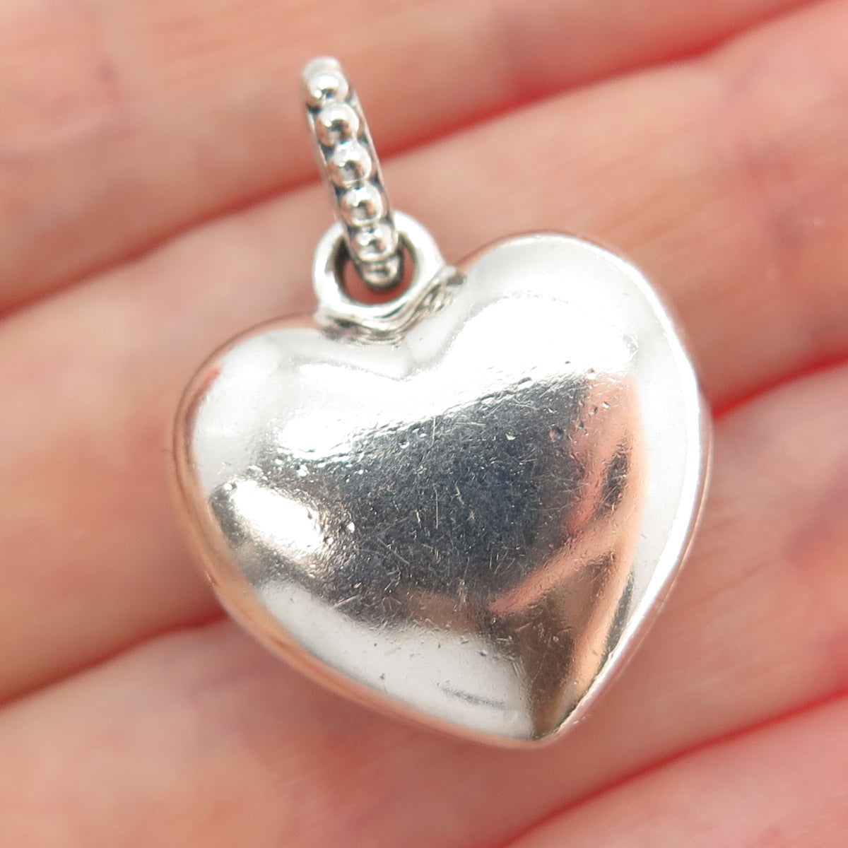 PANDORA Sterling Silver Real Round-Cut Amethyst Treasured Heart Locket Pendant