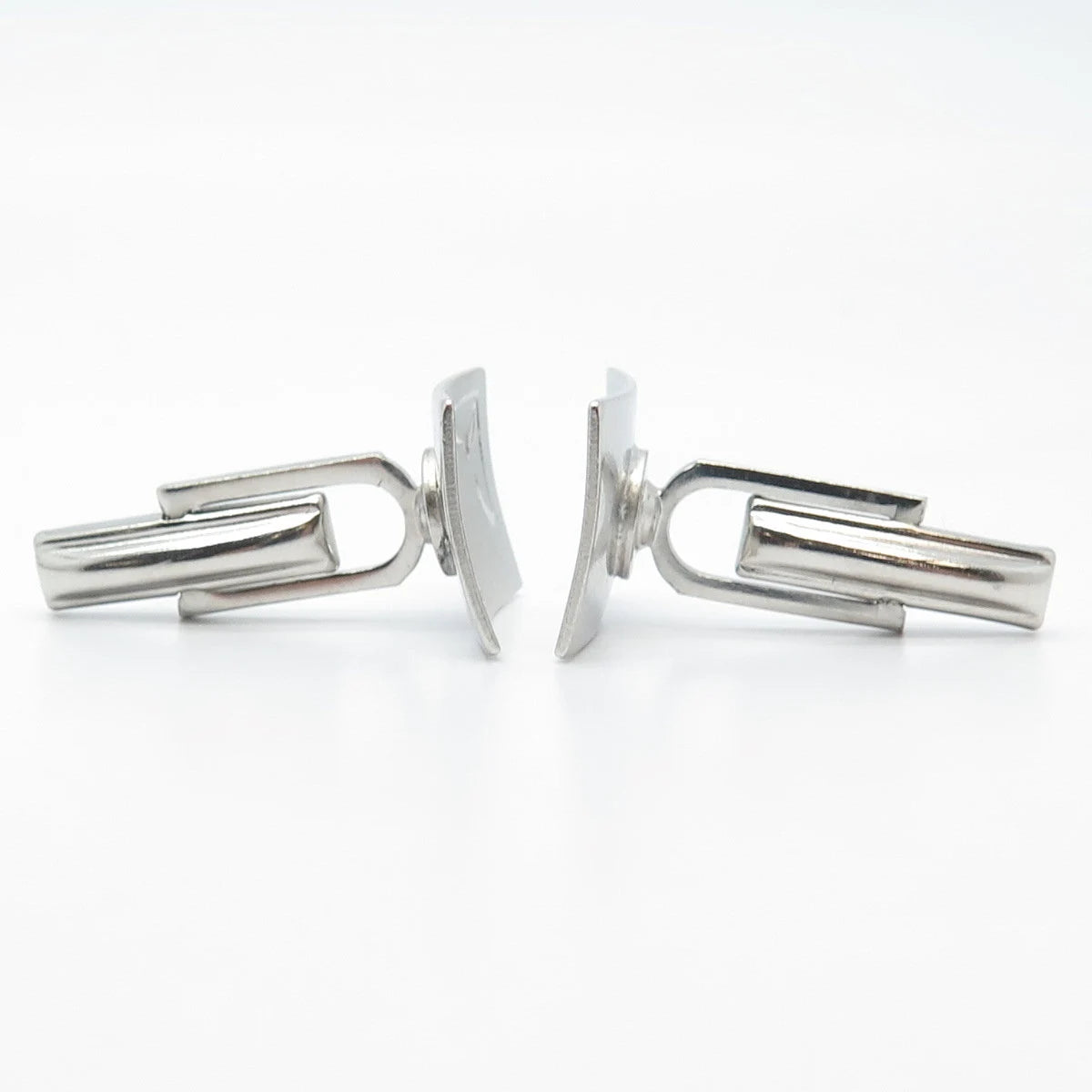 925 Sterling Silver Vintage Etched Cufflinks