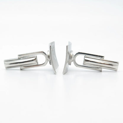 925 Sterling Silver Vintage Etched Cufflinks