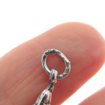 BEAU 925 Sterling Silver Vintage US Capitol Building Minimalist 3D Charm Pendant