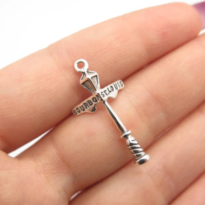 925 Sterling Silver Vintage Street Light Pendant