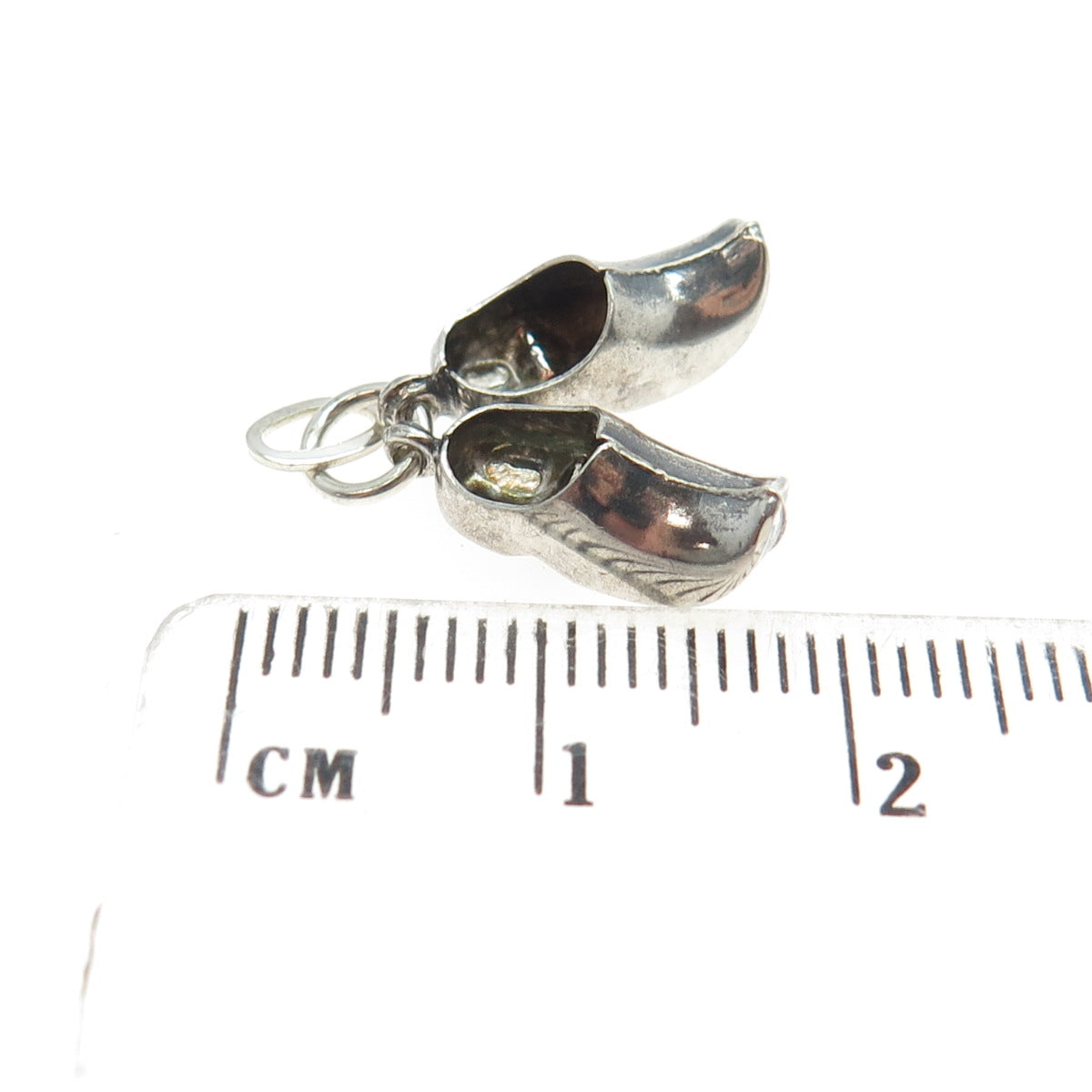 835 Silver Vintage Boot Shoe 3D Charm Pendant