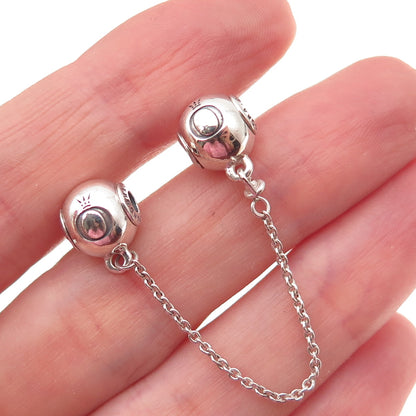 Pandora 925 Sterling Silver Essence Safety Chain