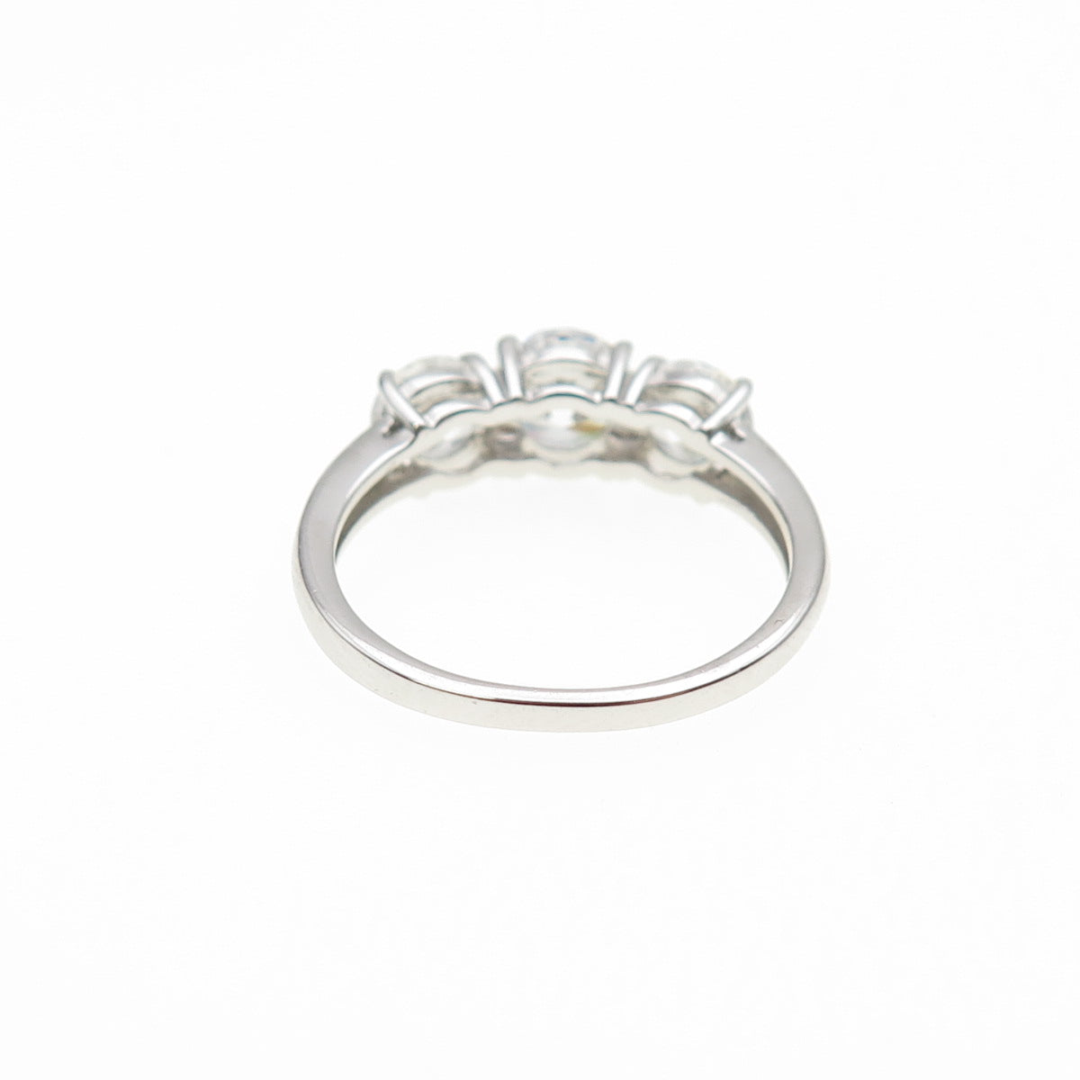 925 Sterling Silver Round-Cut C Z Promise Ring Size 8