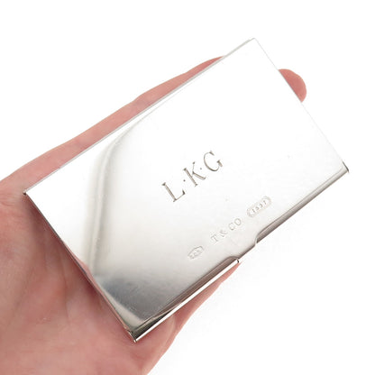Tiffany & Co 1837 Collection 925 Sterling Vintage 1999 LKG Mono Card Case Holder