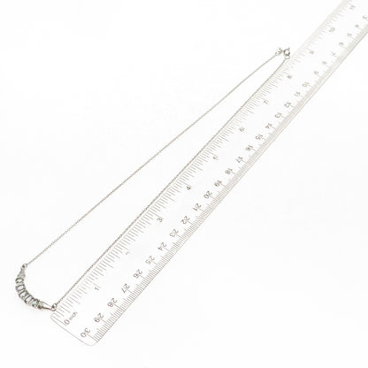 Chuck Clemency 925 Sterling Silver Real Tanzanite Cable Chain Necklace 18"