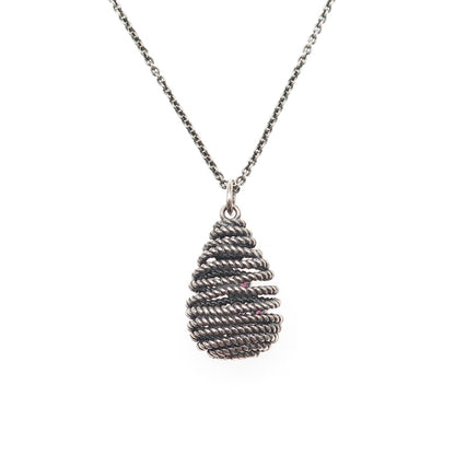 Pandora 925 Sterling Silver Real Amethyst Hidden Romance Chain Necklace 28-34"