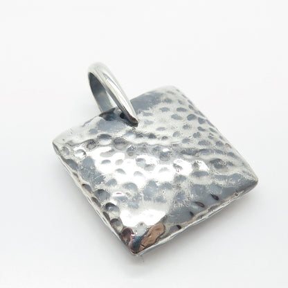 925 Sterling Silver Vintage Silpada Hammered Finish Pendant
