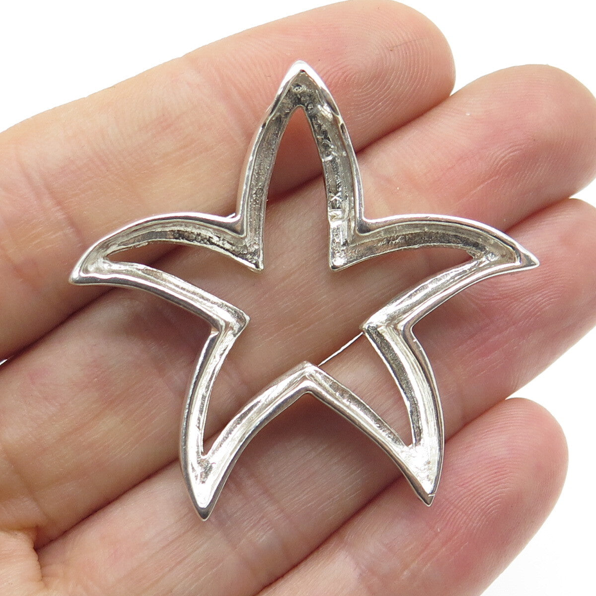 925 Sterling Silver Vintage Mexico Starfish Pin Brooch