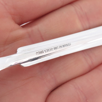 COHR 925 Sterling Silver Antique Denmark Monica Round Bowl Soup Spoon