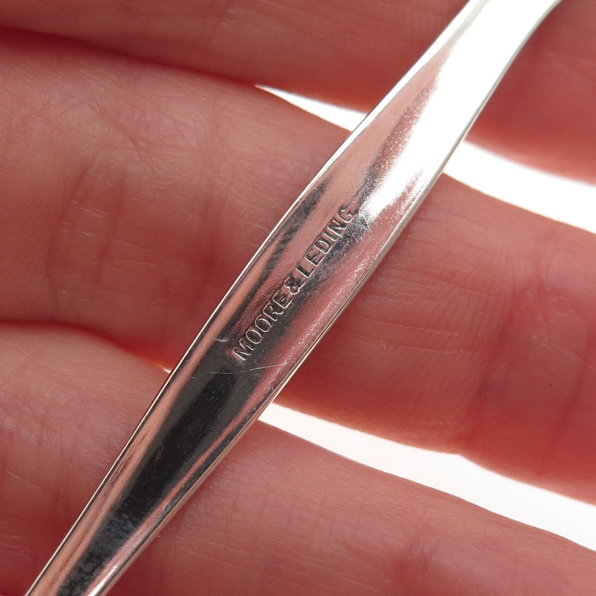 Dominick & Haff 925 Sterling Silver Antique Art Deco Washington DC Coffee Spoon