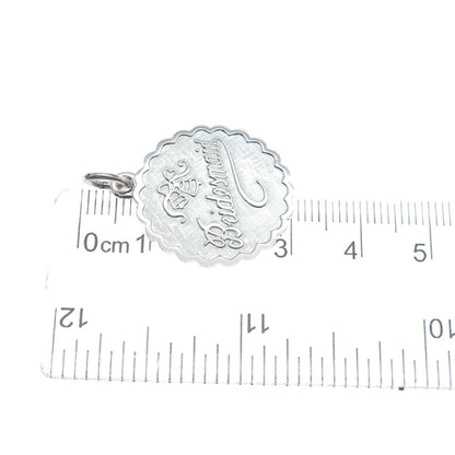 LAMODE 925 Sterling Silver Vintage Bridesmaid Charm Pendant