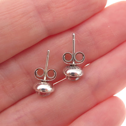 Pandora 925 Sterling Silver Clear Crystal June Birthday Blooms Stud Earrings