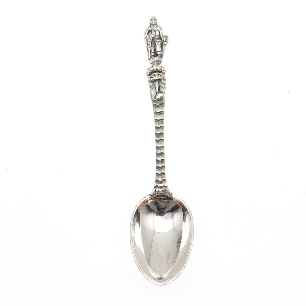 George Aldwinckle 925 Sterling Silver Antique 1862 London Apostle Coffee Spoon