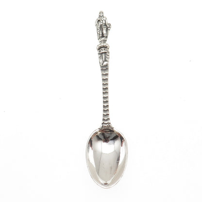 George Aldwinckle 925 Sterling Silver Antique 1862 London Apostle Coffee Spoon