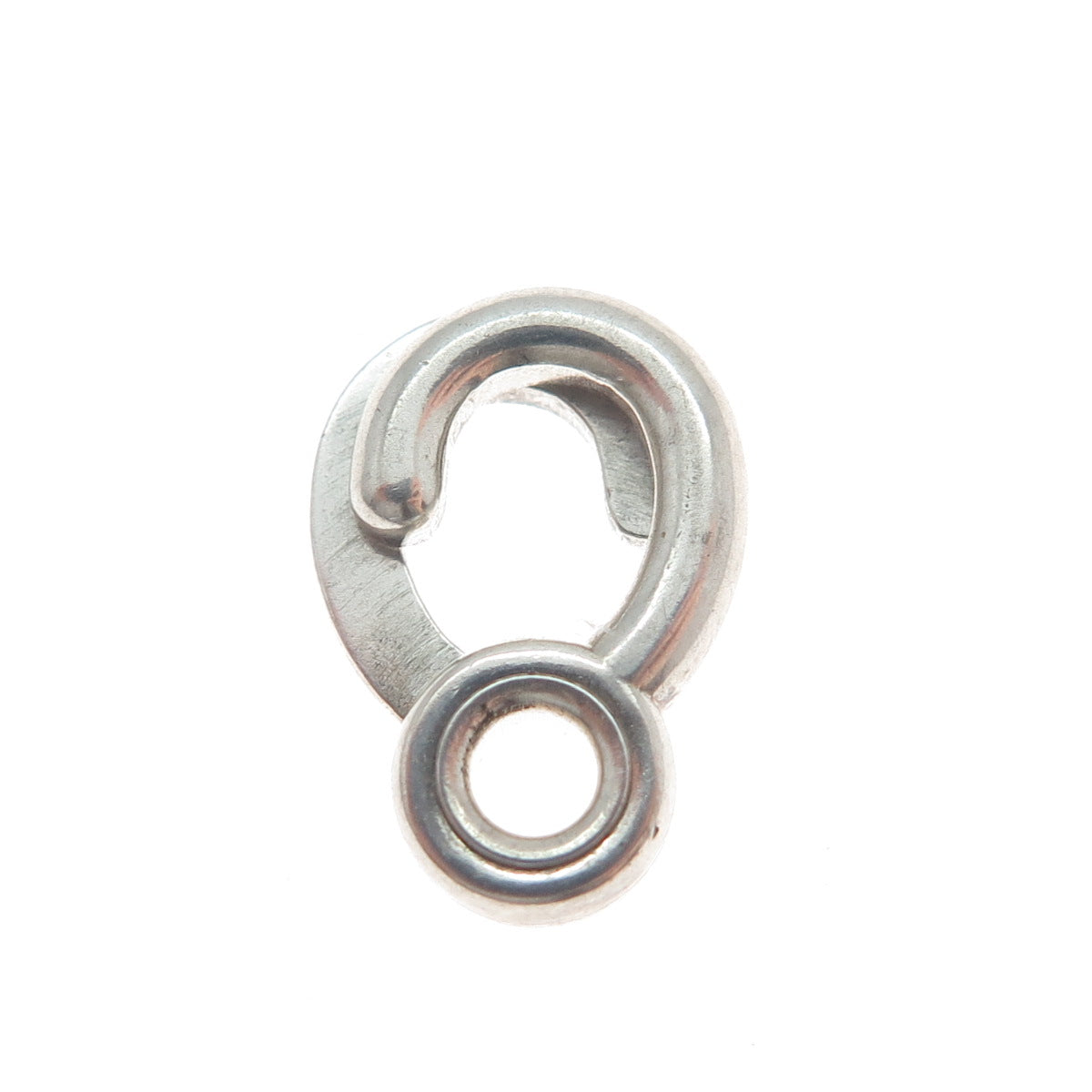 925 Sterling Silver Antique Art Deco Bracelet / Necklace Slide Lock Clasp