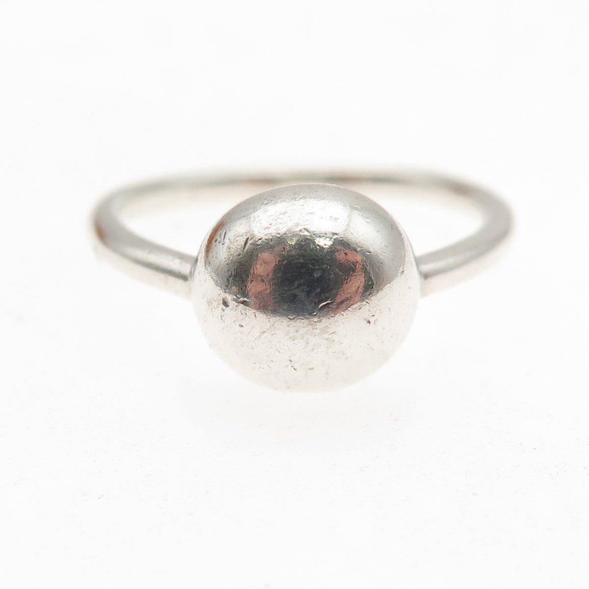 PANDORA 925 Sterling Silver Ball Ring Size 7.75